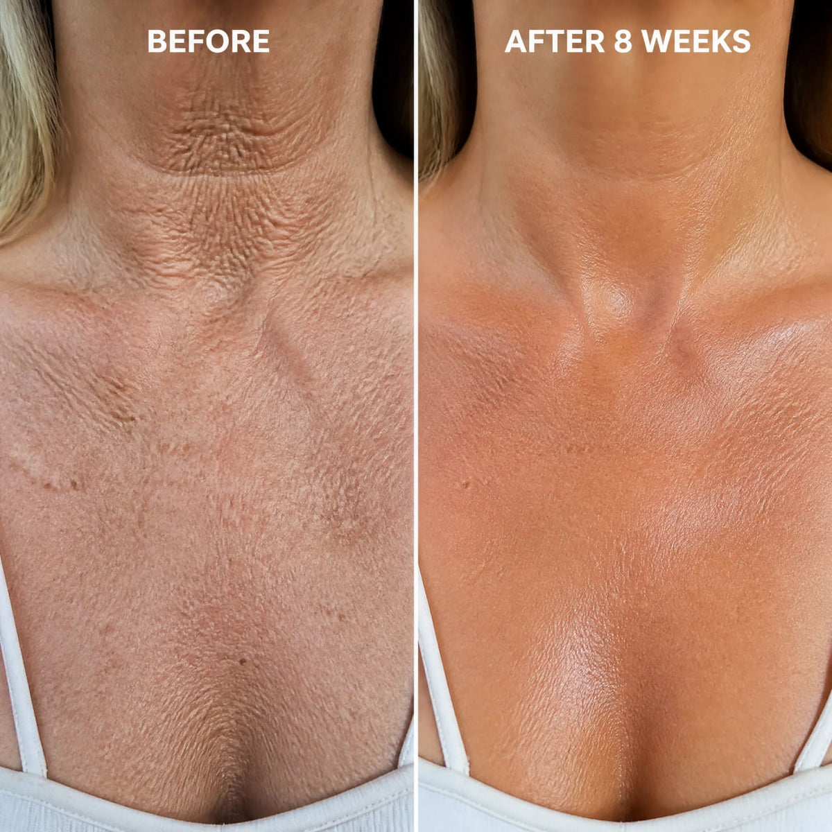 Product shade adapting on skin