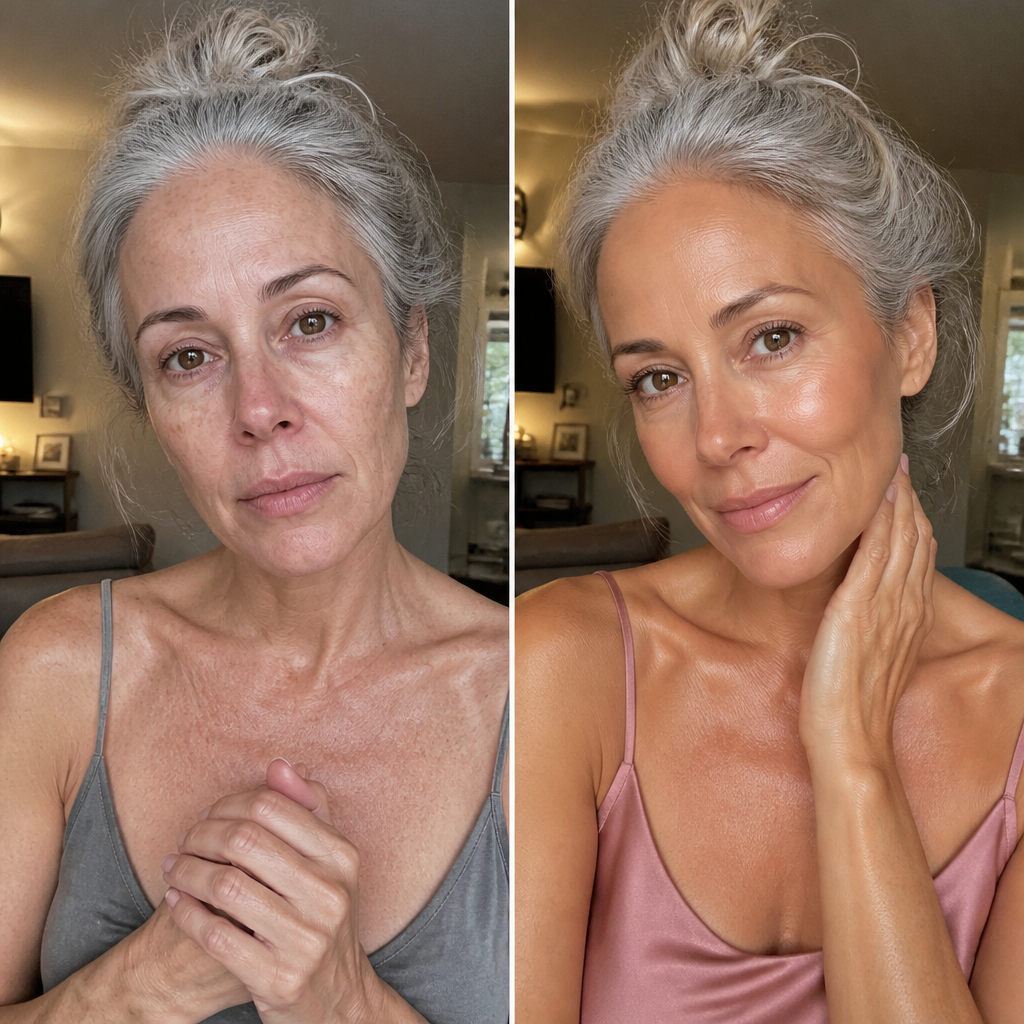 Before and after comparison
